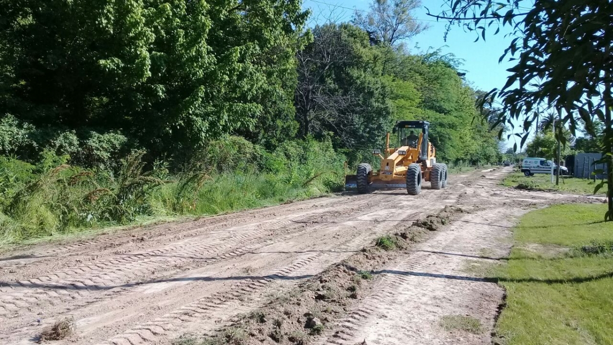 Obras y Servicios, nivelado de la calle Arias