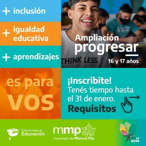 Ampliación Progresar