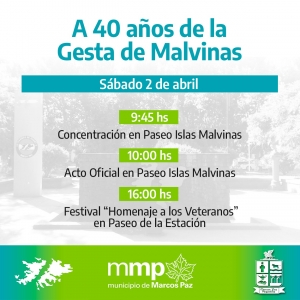 A 40 años de la Gesta de Malvinas