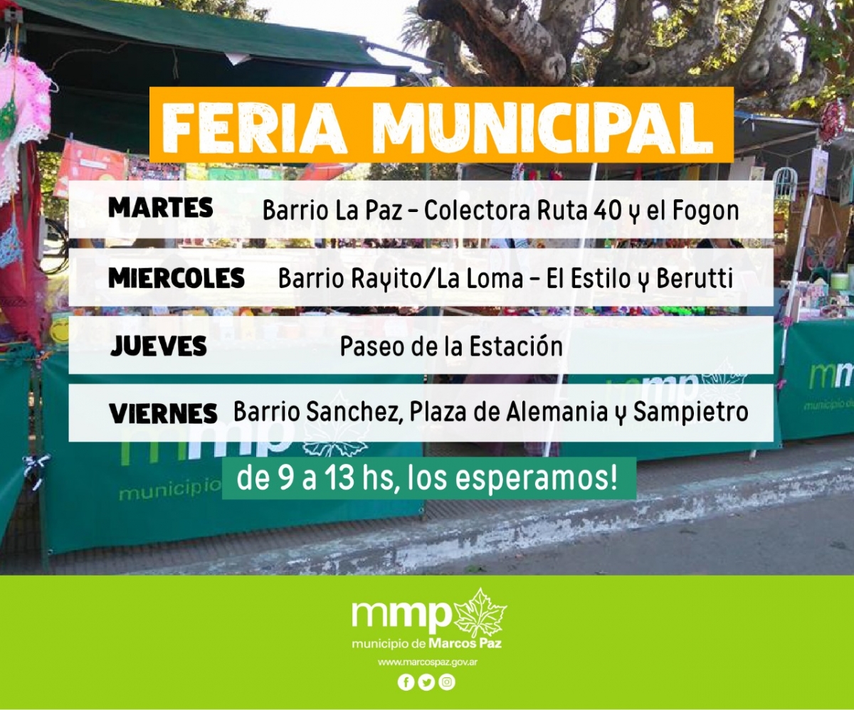 La Feria Municipal recorre los barrios