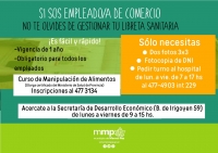 Libreta Sanitaria par empleados y empleadas de comercio