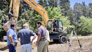 Comenzó la obra de la nueva planta elevadora en el barrio Gándara