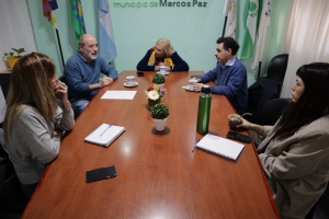 Curutchet se reunió con el Consejo Directivo del Hospital Municipal