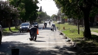 Sellado de juntas del pavimento de la calle D&#039;Agnillo