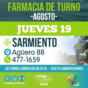 #FarmaciaDeTurno