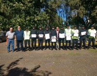 Primer cuerpo egresado de la Escuela Municipal de Seguridad