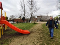 Recorrida por plazas en 202 Viviendas y el predio de Monteagudo