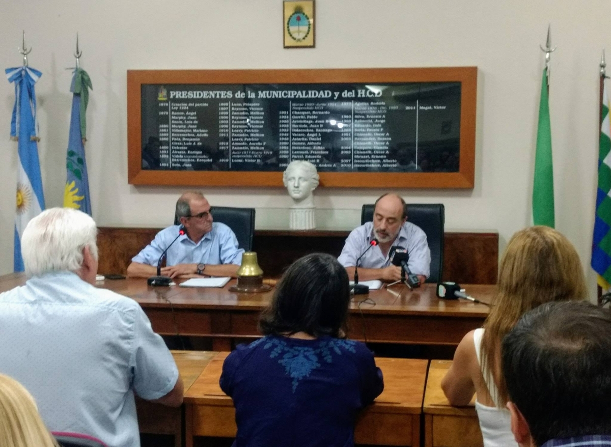 Apertura de Sesiones Ordinarias, a cargo del intendente Curutchet