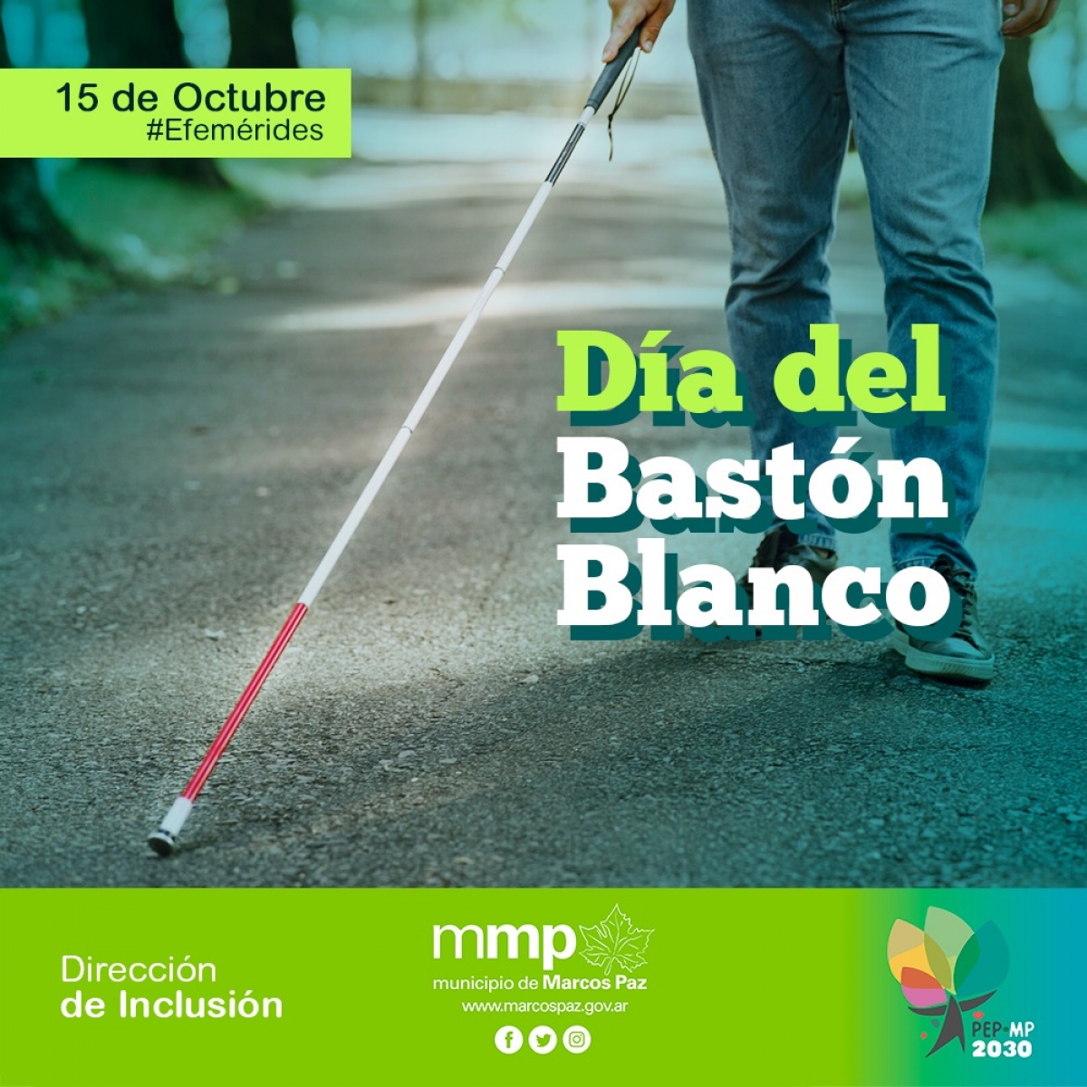 15 de octubre: Día del Bastón Blanco