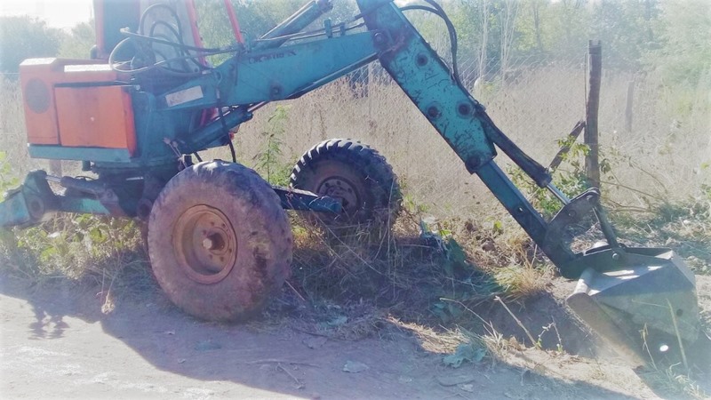 Zanjeo en caminos rurales