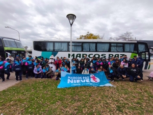 Los ganadores de Marcos Paz Nieve partieron rumbo a Villa Pehuenia