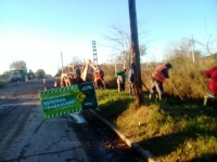 Limpieza de desagües pluviales en Dardo Rocha y D&#039;Agnillo