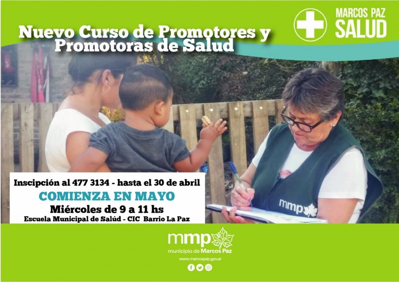 Nuevo Curso de Promotores y Promotoras de Salud