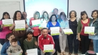 Entrega de certificados a las y los nuevos promotores de salud del Municipio