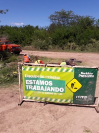 Trabajos de Hidráulica en calle San Martín