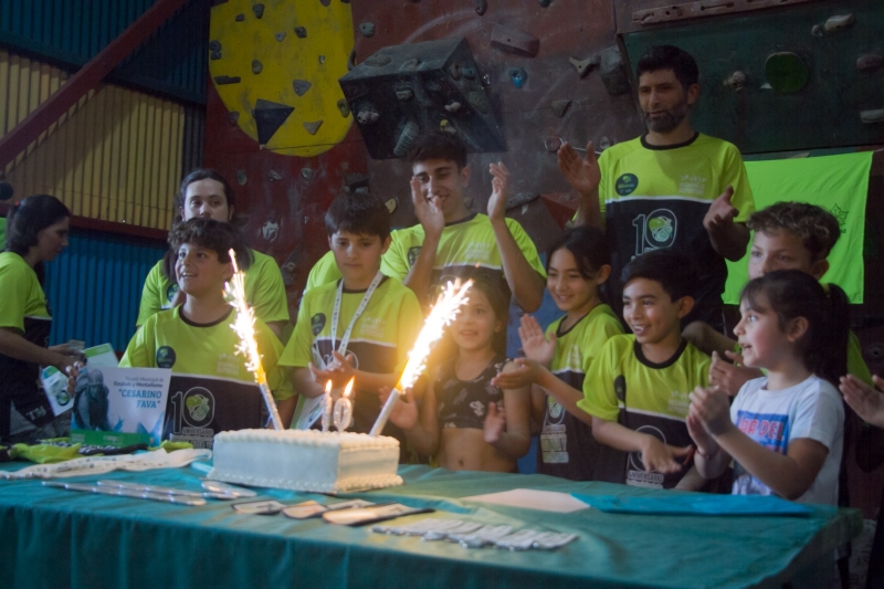 ¡La Escuela Municipal de Escalada cumplió diez años!