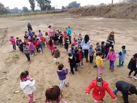 Visita de un Jardín de La Matanza a la Reserva Paleontológica