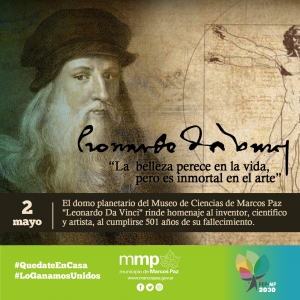 501 años del fallecimiento de Leonardo Da Vinci