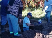 Trabajo de la cuadrilla hidráulica