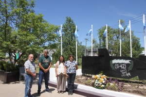 Homenaje a los héroes del ARA San Juan