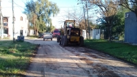 Nivelado de Bastanchuri en el barrio Gándara