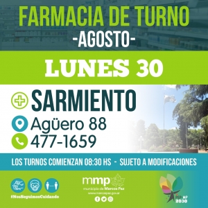 #FarmaciaDeTurno