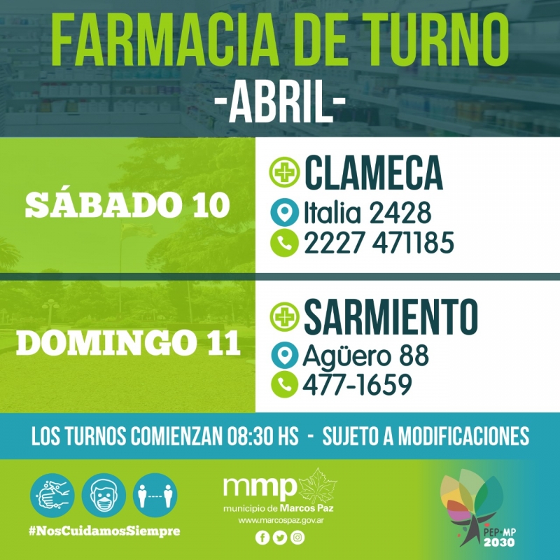 #FarmaciaDeTurno