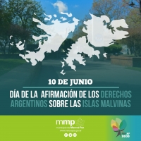 10 de junio: Día de la afirmación de los derechos argentinos sobre las Islas Malvinas.