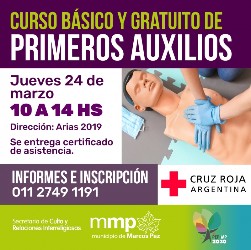 Curso Básico y Gratuito de Primeros Auxilios