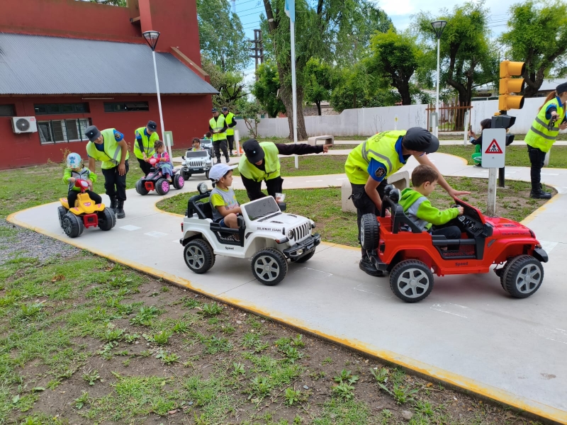 La plazoleta de educación vial sigue recibiendo visitas