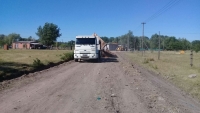 Nivelado y entoscado de calles en el barrio Urioste