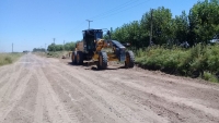 Trabajos de nivelado en calle D&#039;agnillo