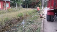 Trabajos en el barrio Santa María