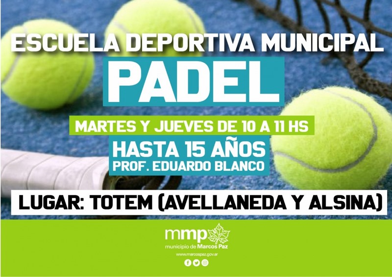 Escuela Deportiva Municipal de Padel