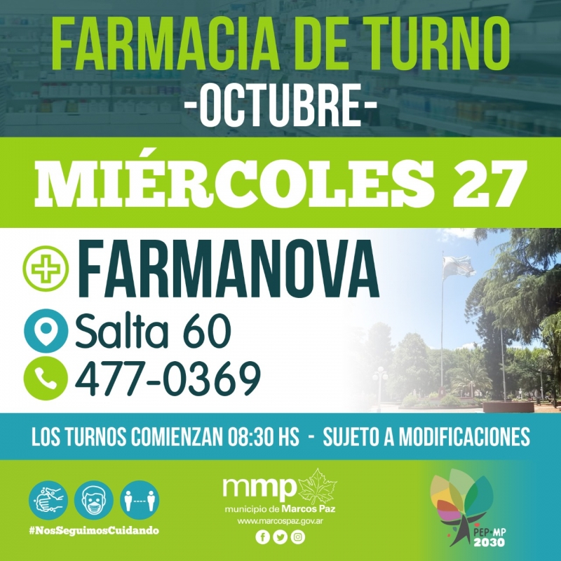 #FarmaciaDeTurno