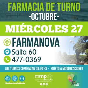 #FarmaciaDeTurno