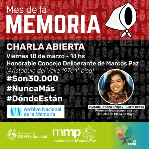 Mes de la Memoria