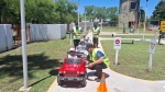 Siguen las visitas a la plazoleta de educación vial