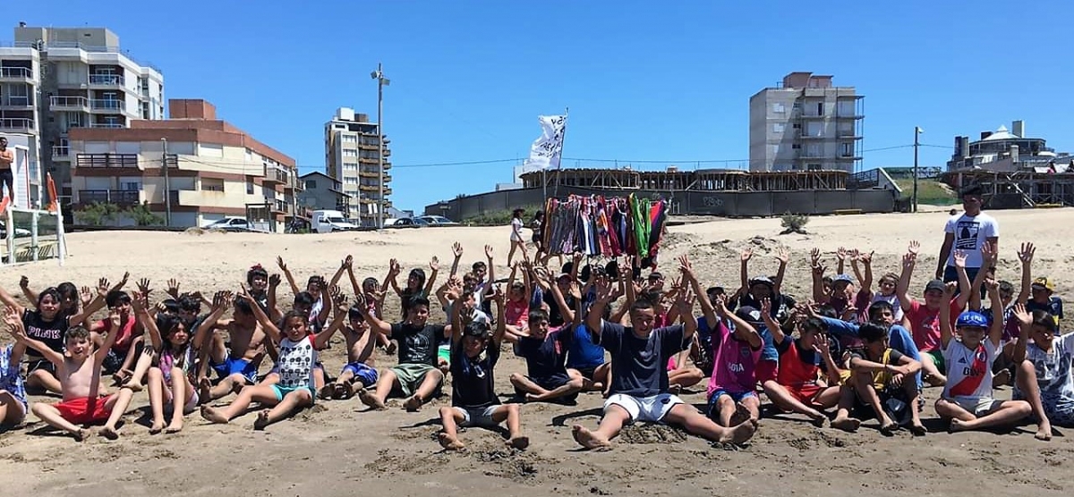 Campamento anual de los Centros Deportivos Barriales en Villa Gesell