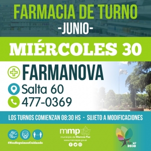 #FarmaciaDeTurno