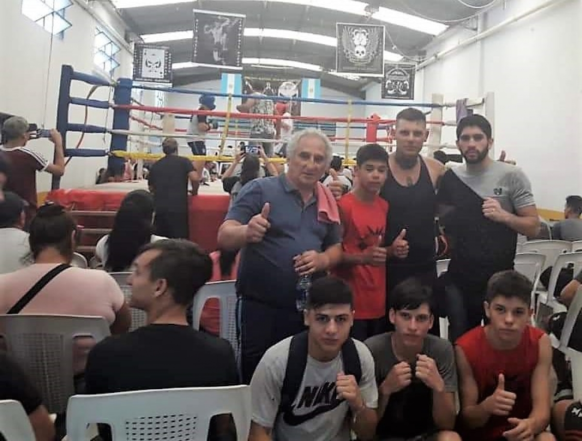 Boxeo y Sipalki de Marcos Paz, en un torneo realizado en Merlo