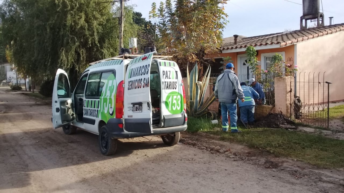 Más reparaciones de pérdidas de agua ante reclamos vecinales