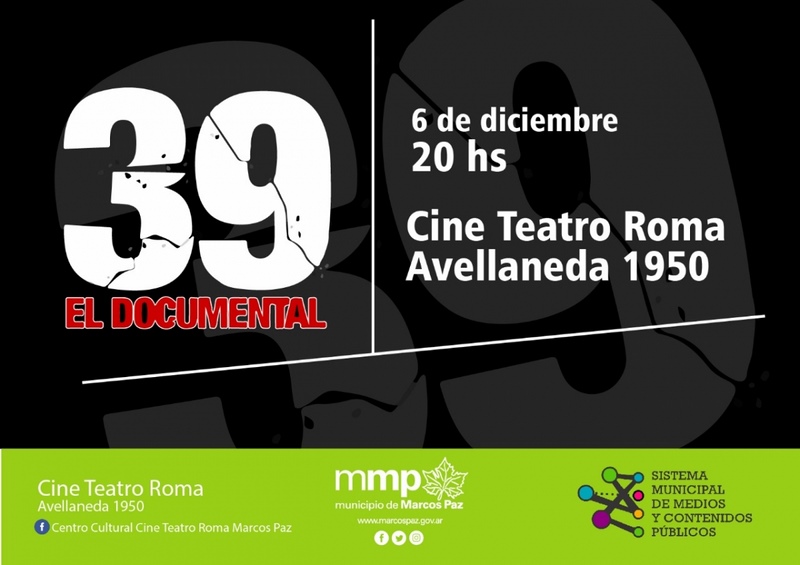 Este jueves &quot;39 el documental&quot; con la presencia de su directora