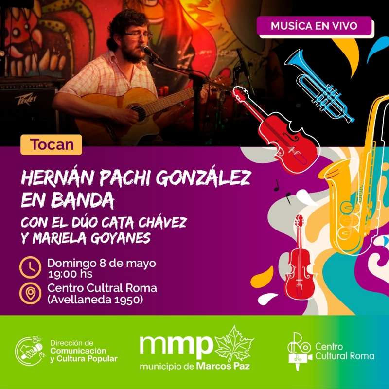 Hernán Pachi González en banda