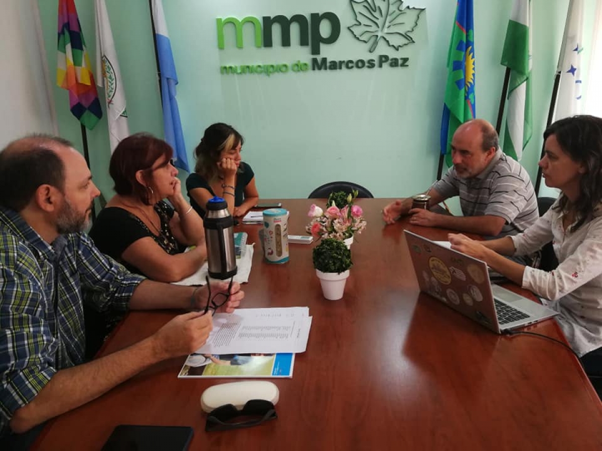 reunión de trabajo del intendente con el Grupo Pharos