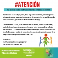 #ATENCIÓN Comunicado de la Dirección de instituciones