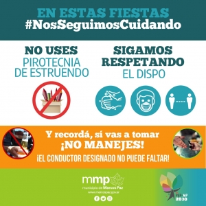En estas fiestas, nos seguimos cuidando