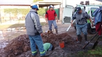 Mas reparaciones de pérdidas de agua ante reclamos vecinales