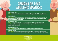 Del 20 al 25 de octubre, Semana de l@s Adult@s Mayores en Marcos Paz