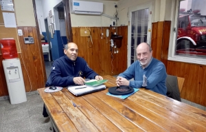 Entrega de apoyo económico a Bomberos Voluntarios